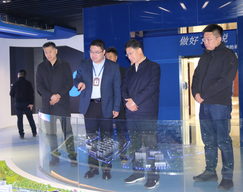 市政协孟主席一行来赏金国际调研指导工作