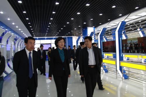 威海市委副书记、市长张惠（原青岛市委常委、副市长）和青岛市委常委、市委秘书长王鲁明视察指导工作